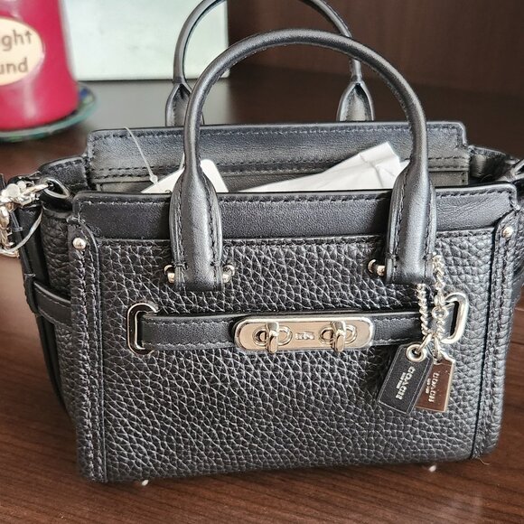 Black Coach mini bag- Brand New w/tags on - Picture 1 of 4